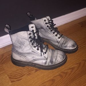 White & Black Dr Martens